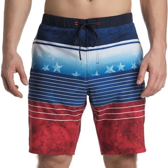 ZeroXposur Other - ZeroXposur Navy Star America USA Swim Trunks